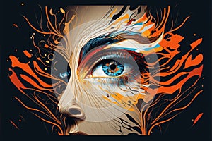 Clarity Abstract Art (generative AI) photo