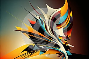 Determination Abstract Art (generative AI)