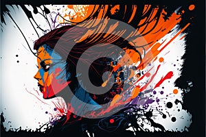 Determination Abstract Art (generative AI)