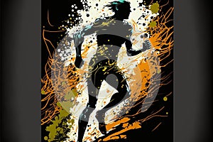 Determination Abstract Art (generative AI)