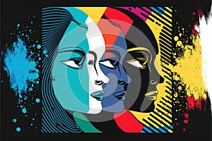 Equality Abstract Art (generative AI)