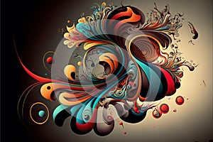 Gratitude Abstract Art (generative AI)