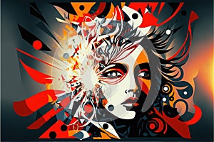 Responsibility Abstract Art (generative AI)