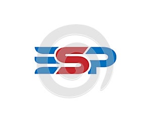 Unique Creative ESP Letters Logo Design Concept