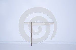 Unique and Designed high quality table, Wall designed table, wall stand table image.