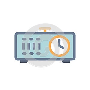 Unique Digital Projection Clock Icon