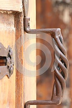 Unique doorhandle of an old house