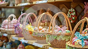 Unique Easter Baskets for Sale in Boutique Shop photo