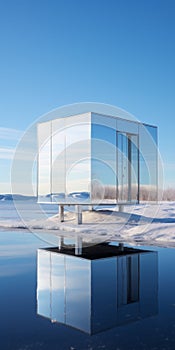 Unique Expressionist Architecture: Portable Tiny Home Cube With Parametric Design