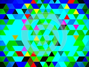 A unique fetching digital illustration of designing pattern of colorful squares