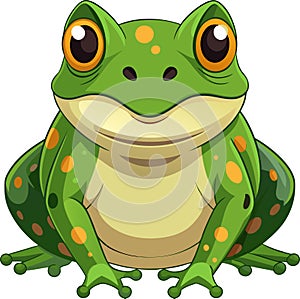 Unique Full Body Frog Vector for Green-Themed Branding and Eco-Friendly Marketing photo