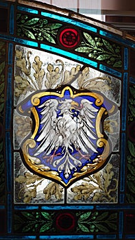 Unique glass art, stained glass window