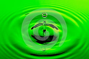 Unique Green Water Drop