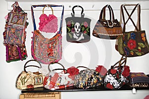 Unique handbags.