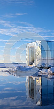 Unique High-tech Architecture: Portable Cube Home With Parametric Design