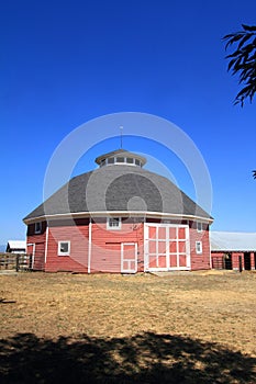 Unique Historic Round Farm Barn