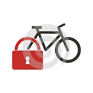 Unique icon for bicycle locking device