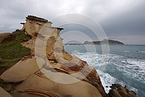 The unique landform, Taiwan north coast