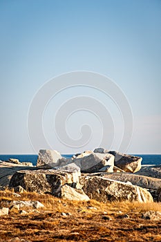 Unique landscape of coastal Nova Scotia