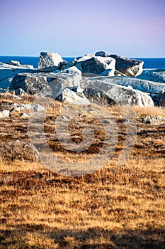 Unique landscape of coastal Nova Scotia