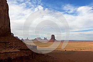 The unique landscape of Monument Valley, Utah