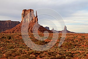 The unique landscape of Monument Valley, Utah