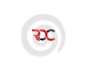 Unique Letter RDC Logo Design