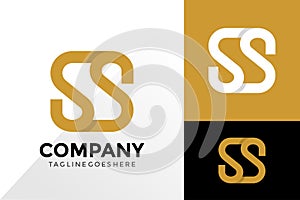 Unique Letter S Square Logo Design, Abstract Logos Designs Concept for Template