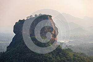 Unique Lion Rock in Sigiriya, Sri Lanka.