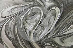 Unique marble texture. Golden waves. Creative abstract artwork.