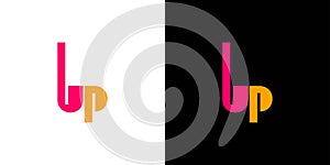 Unique and modern Up logo design