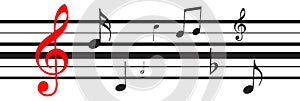 Unique music notes