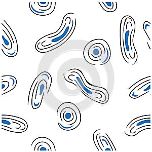 Unique pattern art design vector image