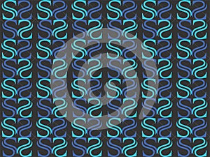 Unique pattern isolated for grey background photo