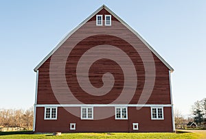 Unique red barn