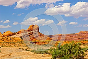 Unique Rock Formation Showing Erosion And Striations