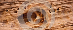 Unique sandstone abstract