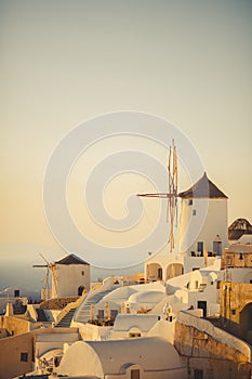 Unique Santorini architecture. Greece