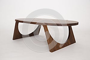 Unique shape and Designed high quality table image, Wooden table on the floor image.
