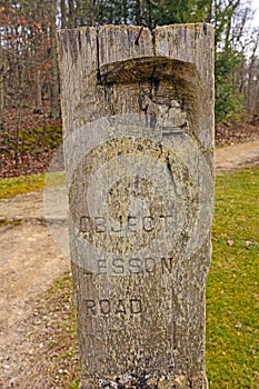 Unique Sign on Trail