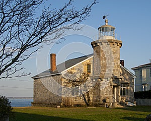 Unique Stone Lighthouse Used as Public Library in New England