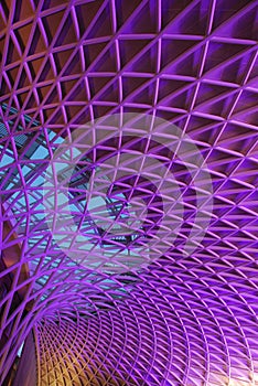 Unique Structure at Concourse of London King Cross photo