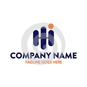 Unique technology logo template. vector. editable