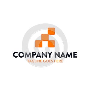 Unique technology logo template. vector. editable