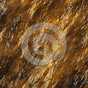 Unique texture of wet stone