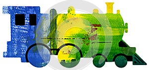 Truck or Train Abstract Artwork