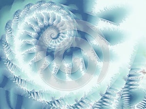 Unique Textures Spiral Fractal