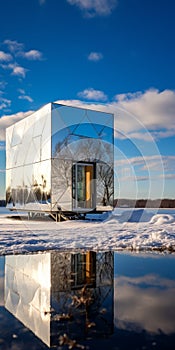 Unique Tiny Home Cube: Gothic Architecture With Parametric Design