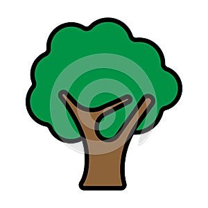 Unique tree icon