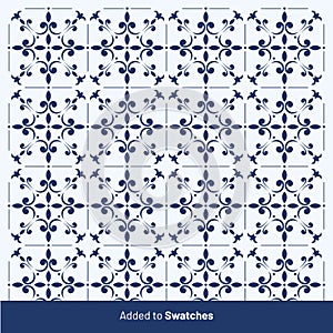 A unique vector historycal encaustic tile pattern